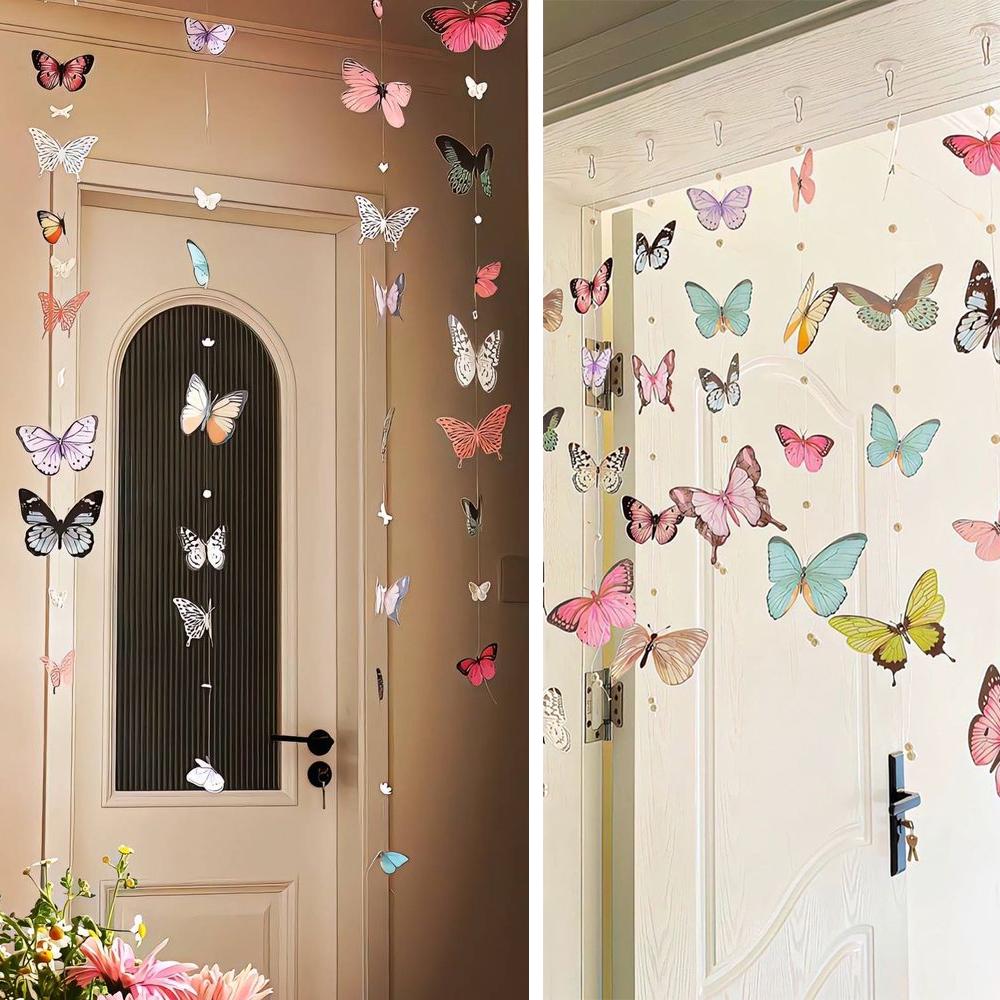 50PCS 4.5cm Mixed Color 3D Butterfly Party Decoration Cake Dining Table Decoration Home Decoration