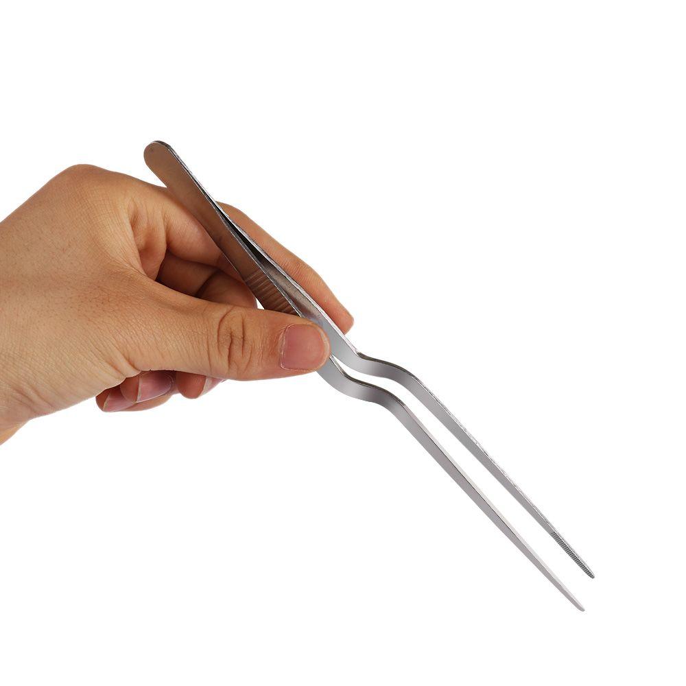 Hot Serving Presentation Kitchen Tool Stainless Steel  BBQ Clip Barbecue Tongs Food Tweezer