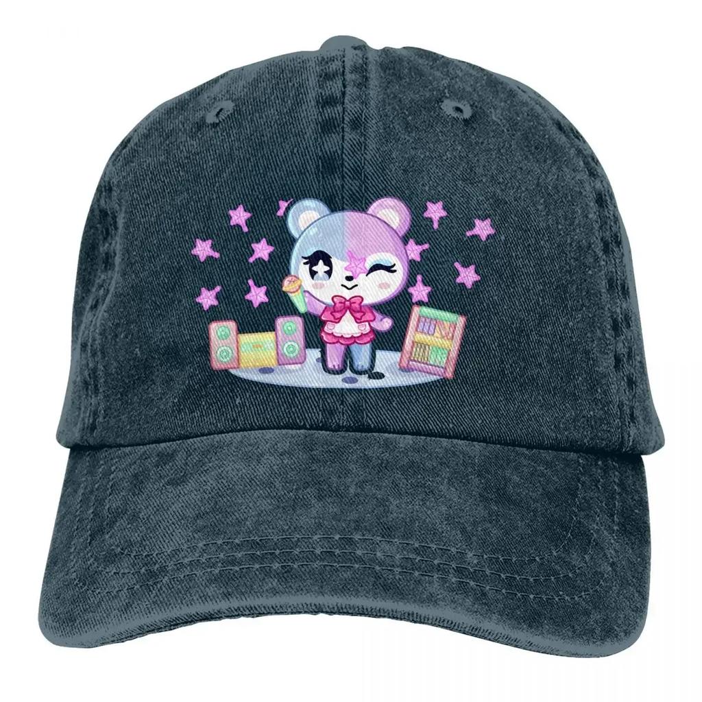 Однотонные ковбойские шляпы Мишка Девочка Женская шляпа Солнцезащитный козырек Бейсболки Тимми Игра Кепка с козырьком Тракер Папина шляпа