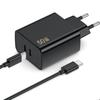 Chargeur Rapide 50W 2 Ports + Câble USB-C pour Samsung Galaxy S26 Ultra S25 S24 S23 Z Fold 8 - Noir