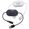 USB DC 5 В плавный ручной сенсорный светодиодный диммер для 5050 2838 светодиодной ленты, 1-канальный контроллер регулировки яркости
