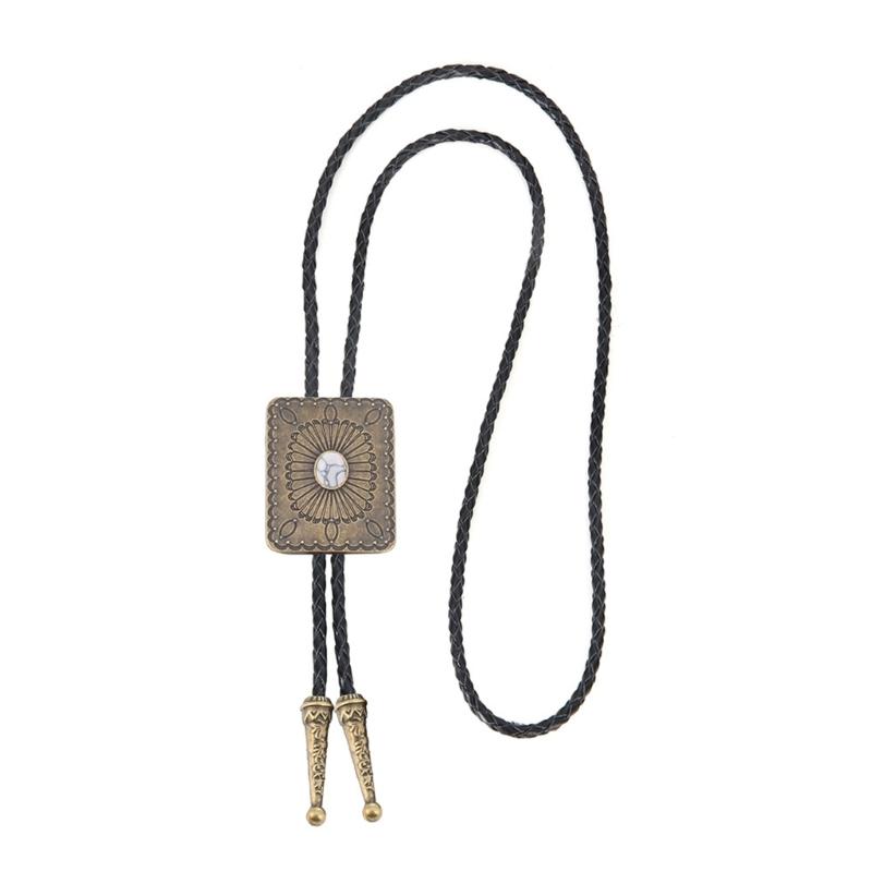 Боло-галстук в панк-стиле с подвеской-эмблемой, шейное украшение, аксессуар для костюма