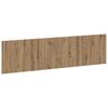 Wall Mounted Headboard DELFT Artisan Oak Engineered Wood