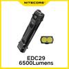 EDC29 USB-C Rechargeable EDC Flashlight 6500Lumens With OLED Display Built-in 2,500mAh Battery