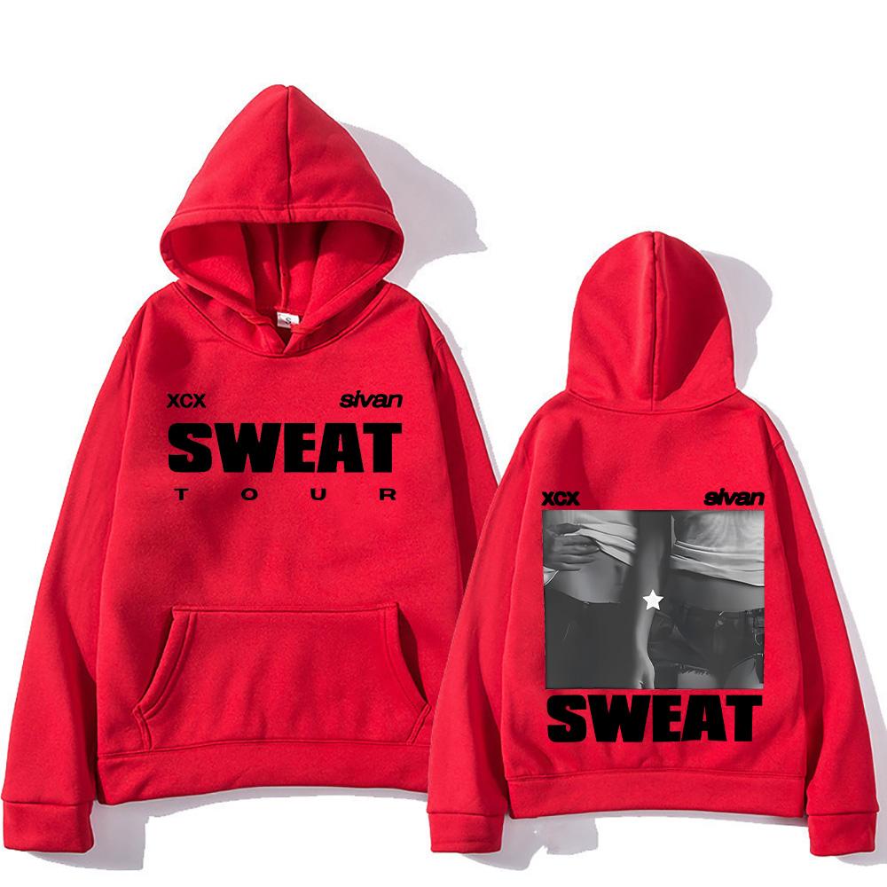 Толстовки в стиле ретро-поп Charli XCX и Troye Sivan Sweat Tour Hoodies Унисекс Новая одежда Осень-зима Модные пуловеры