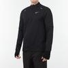 Nike T Shirts Men's Black Stand Collar Moderate Straight Fit DD5663-010