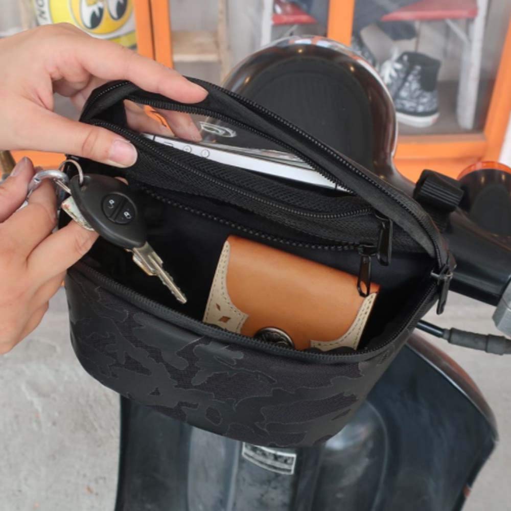 SCMAP Сумка-кошелек JAM'SGOLD для самоката, Черный/Камуфляж, JGB-928