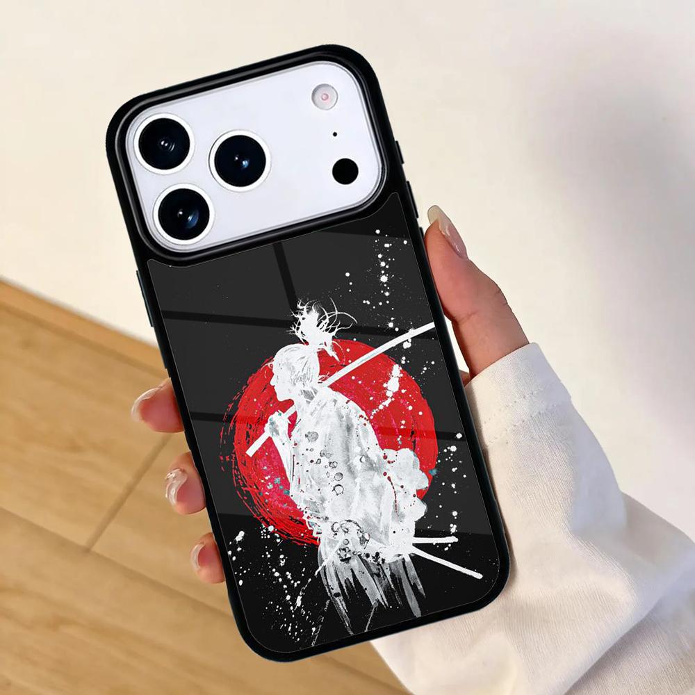 Japanese Bushido Samurai Mobile Phone Case for IPhone 17 AIR 16pro Max 15 14 13 12 11 Bumper Cover