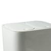 Dry and Wet Separation Kitchen Trash Can Rectangular 12 Liter/3 Gallon Capacity Bathroom Wastebasket