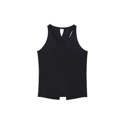 Йога Dri-Fit однотонный круглый вырез повседневный спортивный жилет женские топы черный DD5595-010