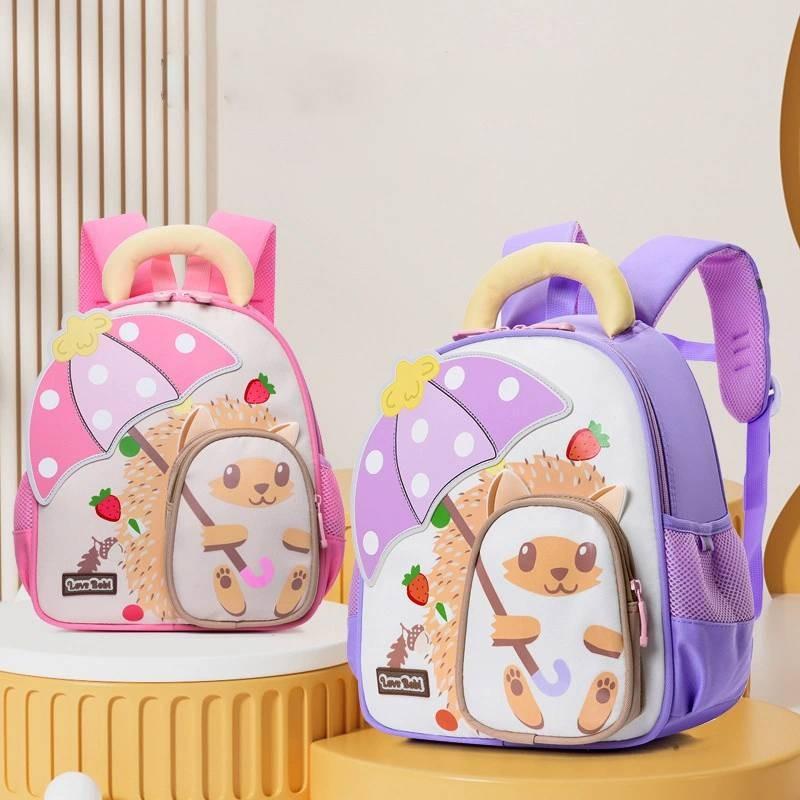 Eye-catching Cartoon Hedgehog Kids Backpack Lightweight And Fun Design For Boys Girls Preschool Use