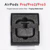 YTF-carbon Чехол из углеродного волокна для AirPods Pro 3 Беспроводная зарядка Bluetooth Наушники Защитная наклейка для AirPods pro 2 Тонкий и легкий