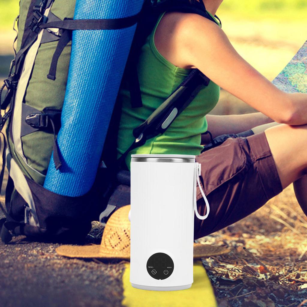 Беспроводной портативный электрический чайник с зарядкой через USB 400 мл небольшой бойлер для чая кофе молока