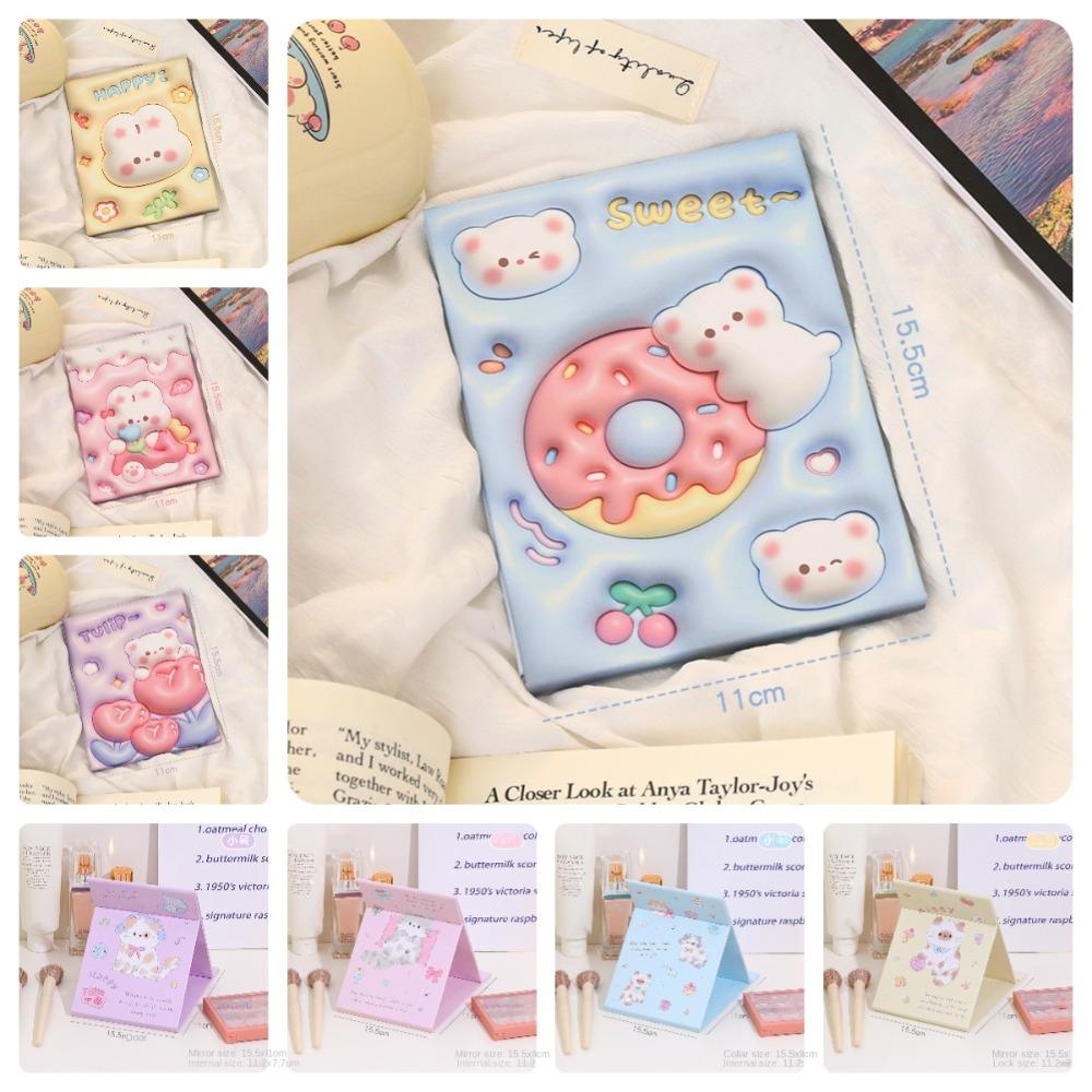 Double Sided Vanity Mirror Cartoon Cute Makeup Mirror Fashion Portable Mirror  Desktop Decoration