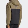 Adidas Puffer Jackets Men's Strata Olive Green Hooded Moderate Other HM2264