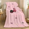 Cute Animals Cats and Dogs Animal Throw 240g Flannel Blanket, Suitable for Sofas, Beds, Offices, Exquisite Gift Blankets