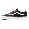 Vans Old Skool Tapered Canvas Разноцветные шнурки Повседневные Прочные Легкие Дышащие Низкие Кеды для Скейтбординга Унисекс кроссовки Черный Белый VN0A54F49Y4