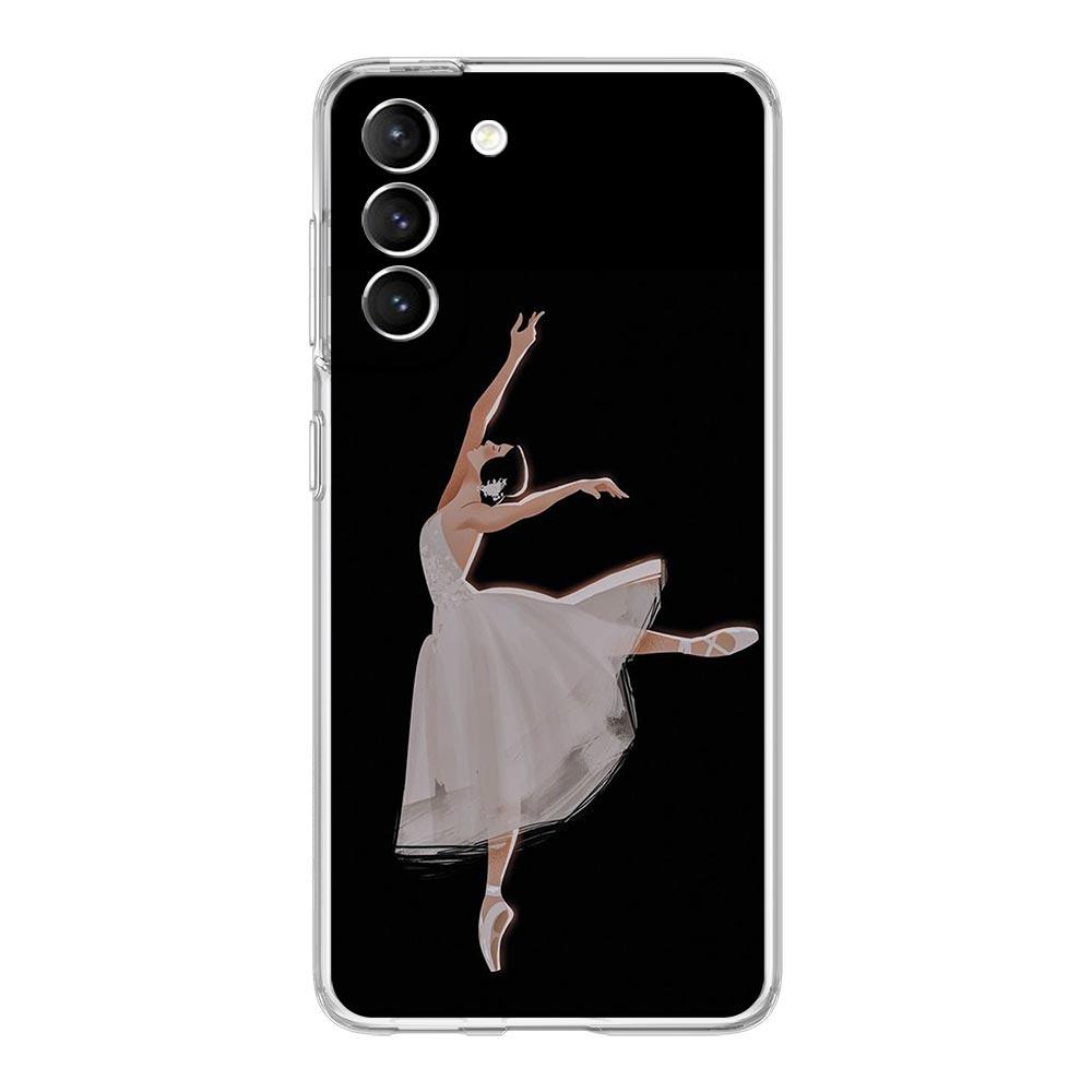 Простой чехол для телефона с балетным лебедем для Samsung Galaxy S23 S22 5G S20 Ultra S21 FE 5G S10E S9 S8 S10 Plus Мягкая задняя крышка