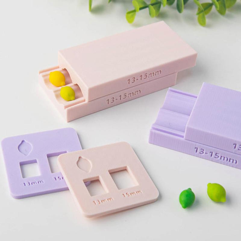 1 шт. Форма для полимерной глины из мягкой глины | 3D Ролик для бусин в форме гриба/лимона/ромба | Идеально для DIY украшений (Серьги/Колье)