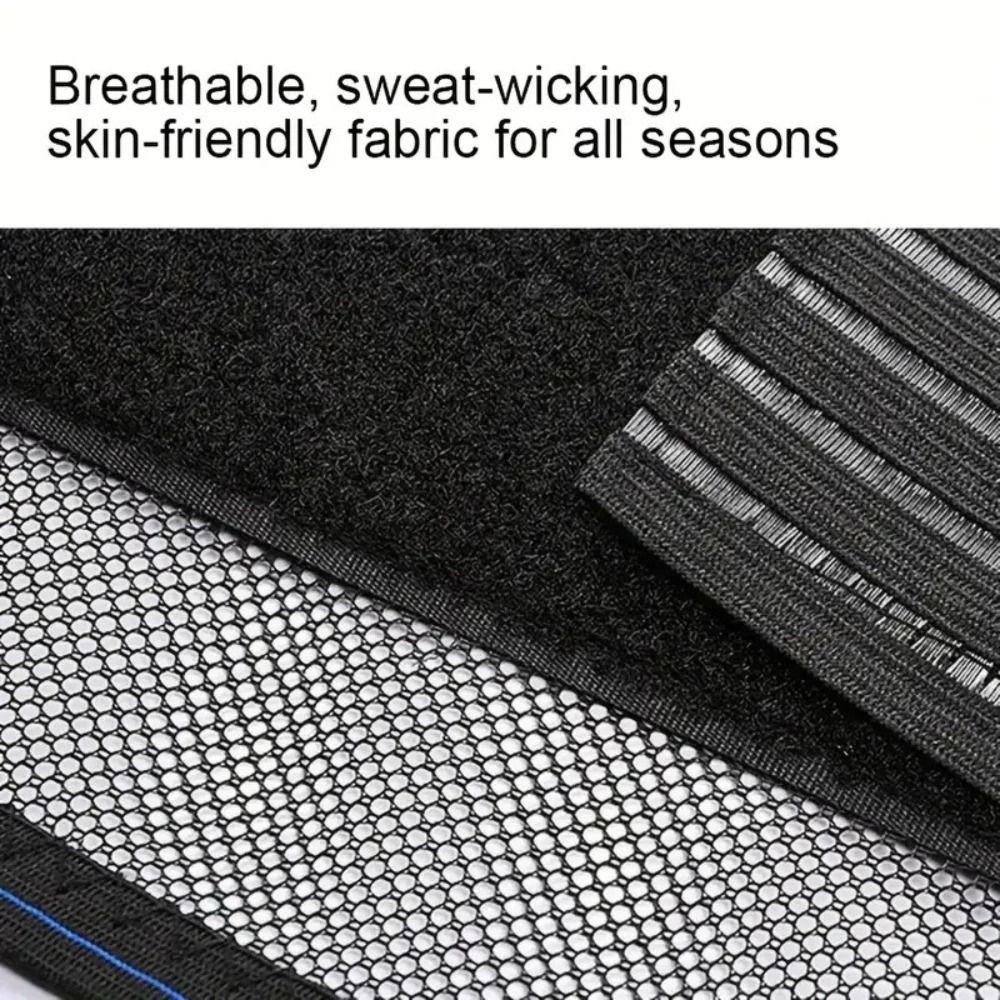 Нейлоновый бандаж для спины Черный пояс для поддержки позвоночника Новый пояс для талии Поддержка позвоночника