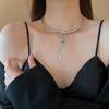 Metal Iron Zinc Zinc Alloy Women Snake Necklace Cool Street Necklace Clavicle Chain  Couple