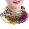 Women's Silk Snood Scarf: Versatile Hanging Ear Sun Protection, Thin Pullover Neck Gaiter & Veil for Spring/Summer.