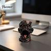 Creative Pencil Storage Gothic Skull Pen Holder, Realistic Zombie Head Makeup Brush Organizer, Large Capacity Desktop Resin Desk Organizer Container,