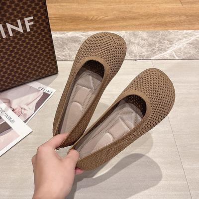 Новые женские сетчатые туфли на плоской подошве 2024 года, удобные туфли для вождения на мягкой подошве, летние дышащие туфли для мам, повседневные сандалии Femininas