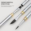 SeamiArt Dual Brush Tip Travel Painting Brush Nylon Hair Portable Drawing Pen for Watercolor Acrylic Gouache