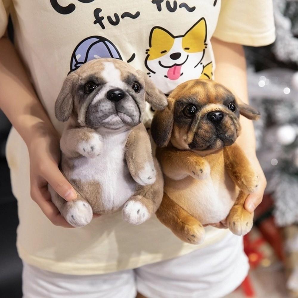 Декор комнаты Плюшевый щенок Подарок на день рождения ребенка Сидячий пудель мопс Щенок Милый Пушистый Плюшевый питомец