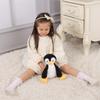 Apricot Lamb Black Velvet Penguin Plush Toy for Soft and Fluffy Black Velvet Penguin for Girls and 23cm Kids, Cute, Boys,