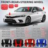 1 шт. 3D H Индивидуальная наклейка-значок для Honda Civic VEZEL CRV City Accord Fit Odyssey Капот Автомобиля Передняя Решетка Задний Багажник Наклейка H