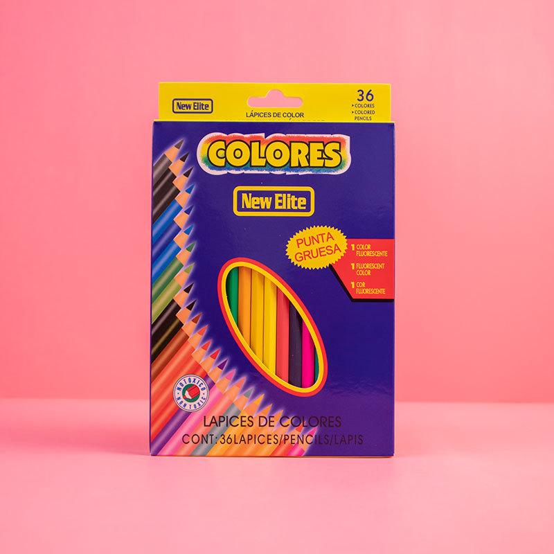 Масляные цветные карандаши 12/18/24/36/48 цветные в коробке детские карандаши для рисования и живописи набор цветных карандашей