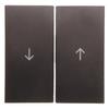 Keys with "arrow" symbol print for roller shutter switches, anthracite