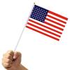 20Pcs USA United States Mini Fade Small Resistant Hand Held Flags Miniature American US