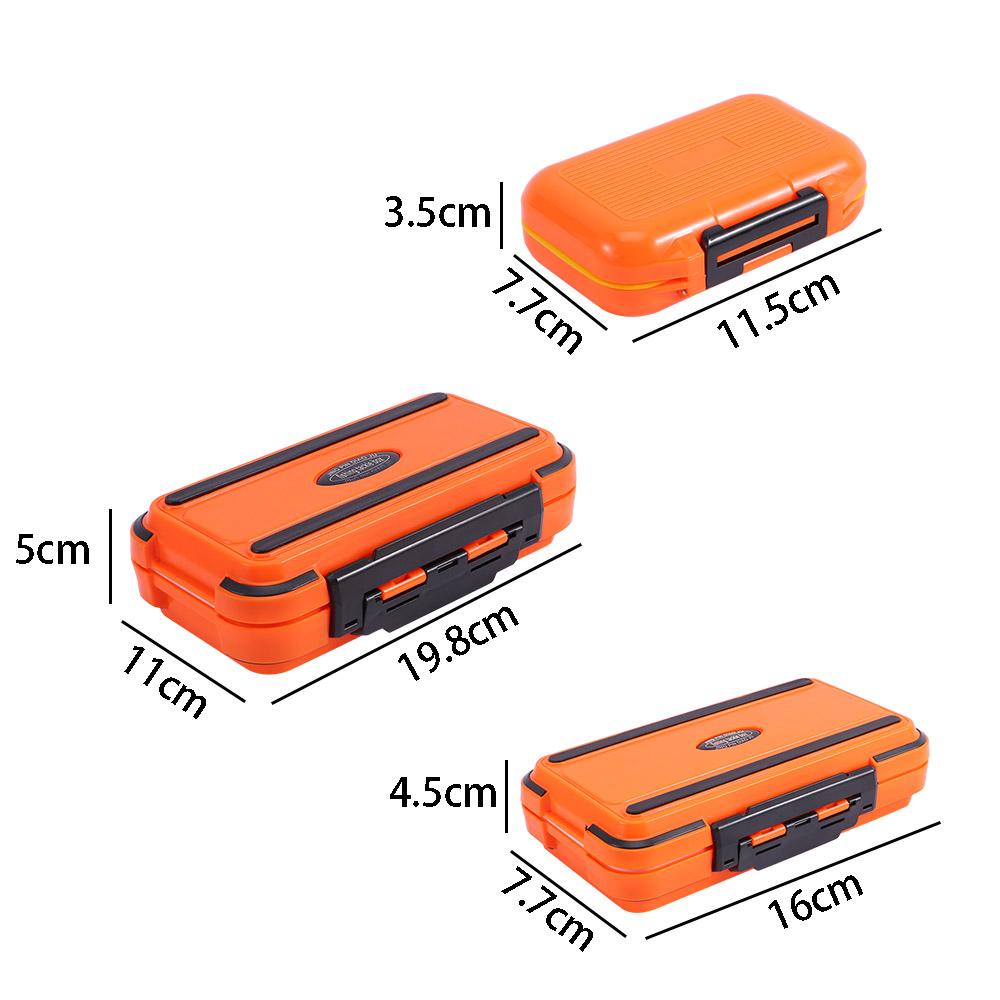 Plastic Luya Waterproof Double Side Storage Lure Case Fishing Box Bait Container Fishhook Case