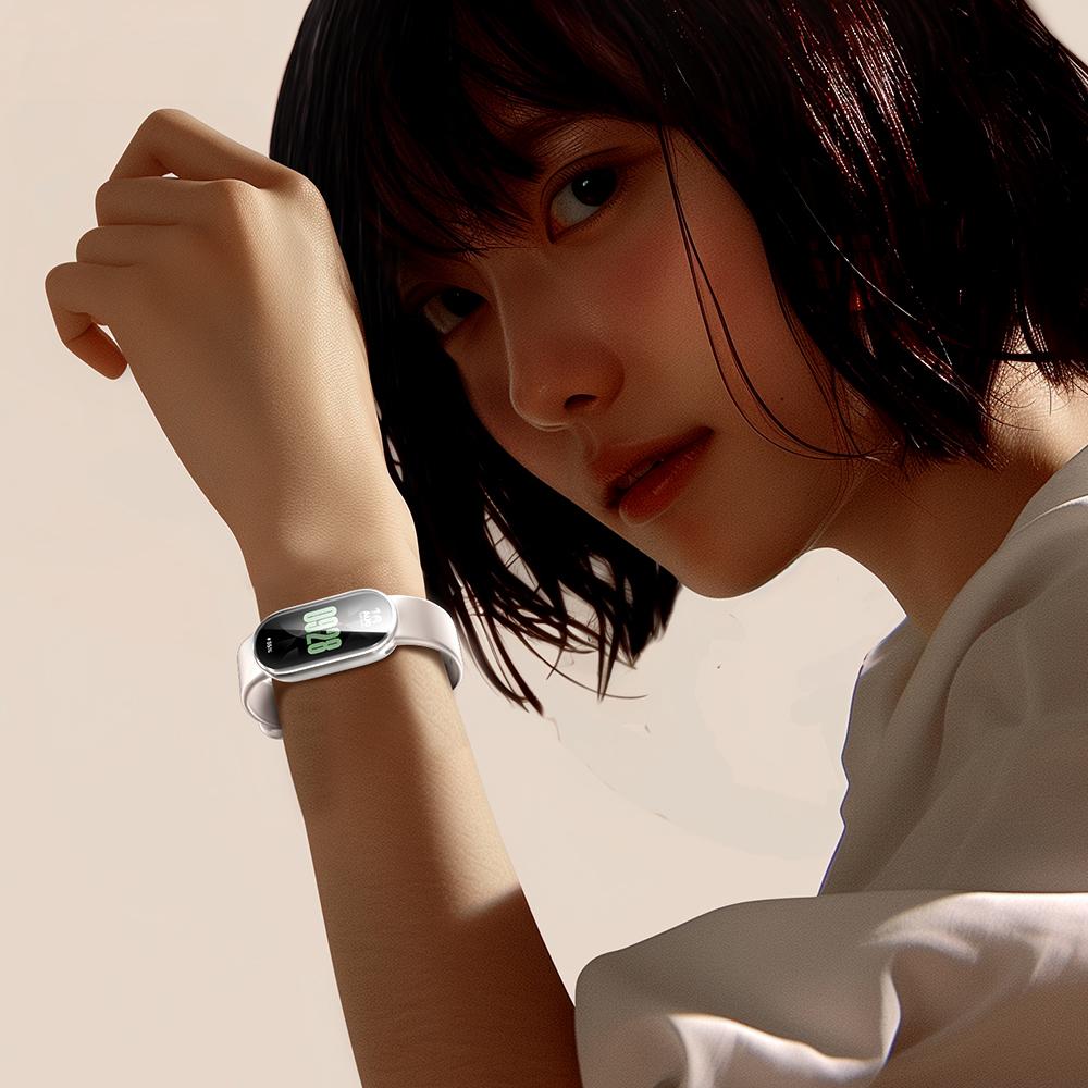 Чехол для Xiaomi Mi Band 9 Аксессуары ремешки Защитный бампер по всему корпусу из мягкого ТПУ Защитная пленка для экрана Чехол для часов MiBand 9 защитный
