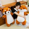 Soft Little Raccoon Plush Doll Fox Doll Pillow Back Cute Long Healing Sleeping Doll