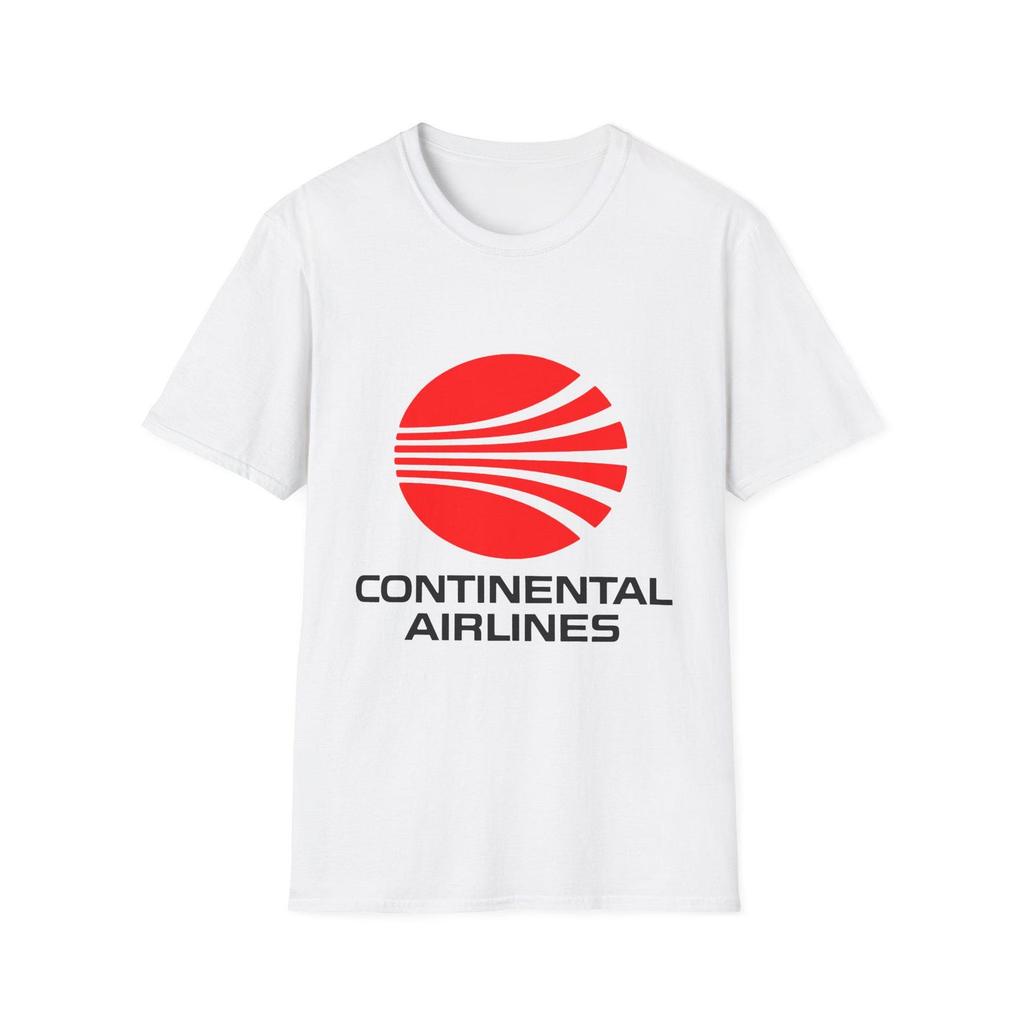 Retro Red Sunwave Continental Airlines T-Shirt