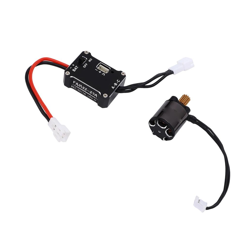 RC Бесколлекторный Мотор и ESC Комбо 25A ESC 1212 3500KV Бесколлекторный Мотор для 1 24 RC Машин