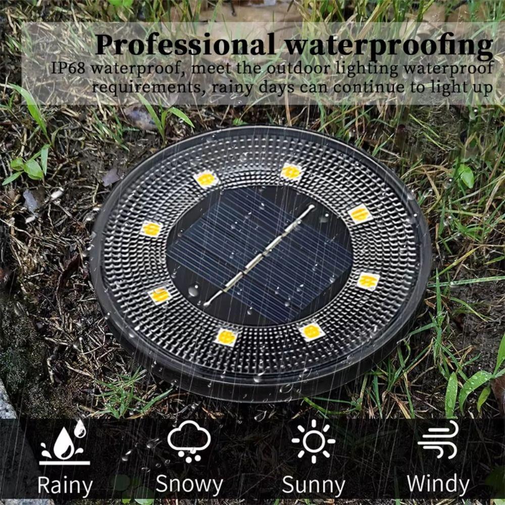 Waterproof LED Solar Floor Lamp LED Waterproof Underground Lamps Courtyard Decoration