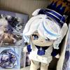 20см Куклы-игрушки из хлопка Focalors Genshin Impact Кукла-переодевалка Furina De Fontaine 12см Плюшевый кулон Подарок для детей Подарок для взрослых