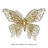 20pcs Moth Orchid Simulation Orchild Flower Heads Gold Decorative Flower Material  Festival Supplies