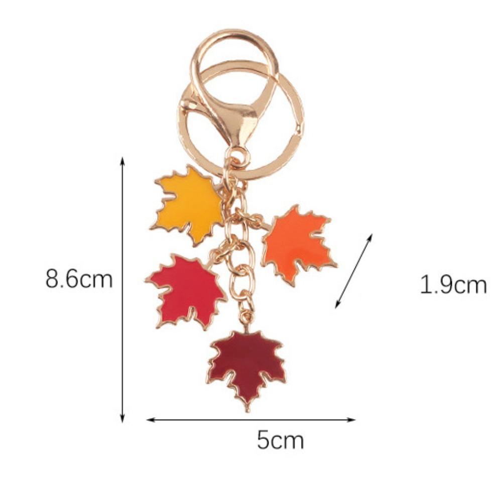 С жемчужным шнурком брелок в виде кленового листа металлический брелок в виде кленового листа Сумка