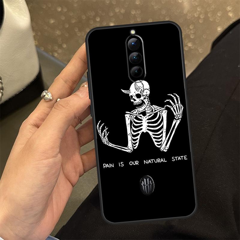 Чехол-колпачок с рисунком черепа и клоуна для Circus Case For Nubia Red Magic 8 8S Pro Plus 6 7 8 Pro 6S 7S Pro 6R 5S 5G Мягкая защитная крышка Capa