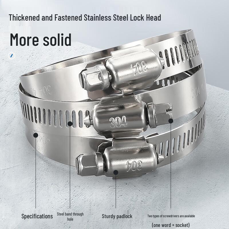 Yipan 304 Stainless Steel Hose Clamp