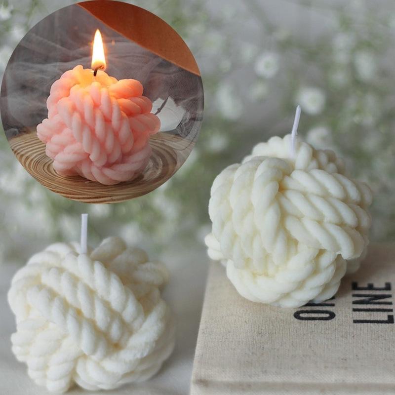 DIY форма для ароматических свечей шерстяная форма свеча силиконовая форма для литья мыло ручной работы восковая форма ручное украшение дома