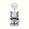 Acrylic Material Acrylic Keychain Wounded Cat Style Bag Charm Ornament  Halloween Accessories