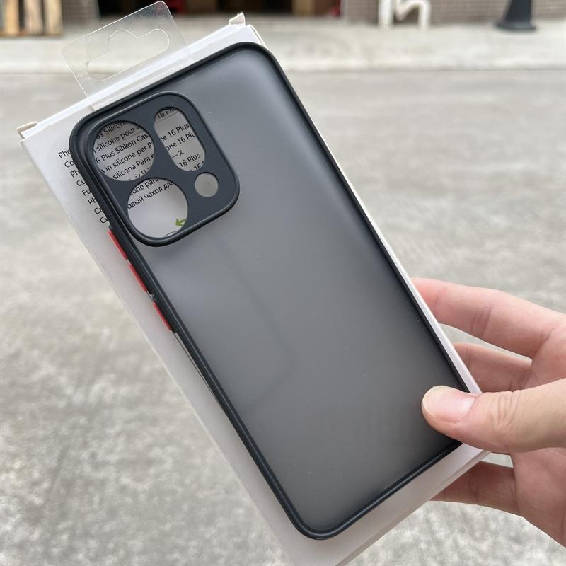 Для OPPO Reno 14FS 14F 5G Чехол Жесткий ПК Матовый Ощущение кожи Ударопрочный Защитная задняя крышка телефона Для OPPO Reno 14FS 5G Чехол Бампер