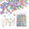 Holographic Hollow Star Nails Sequins Laser Flakes Nail Art Decoration